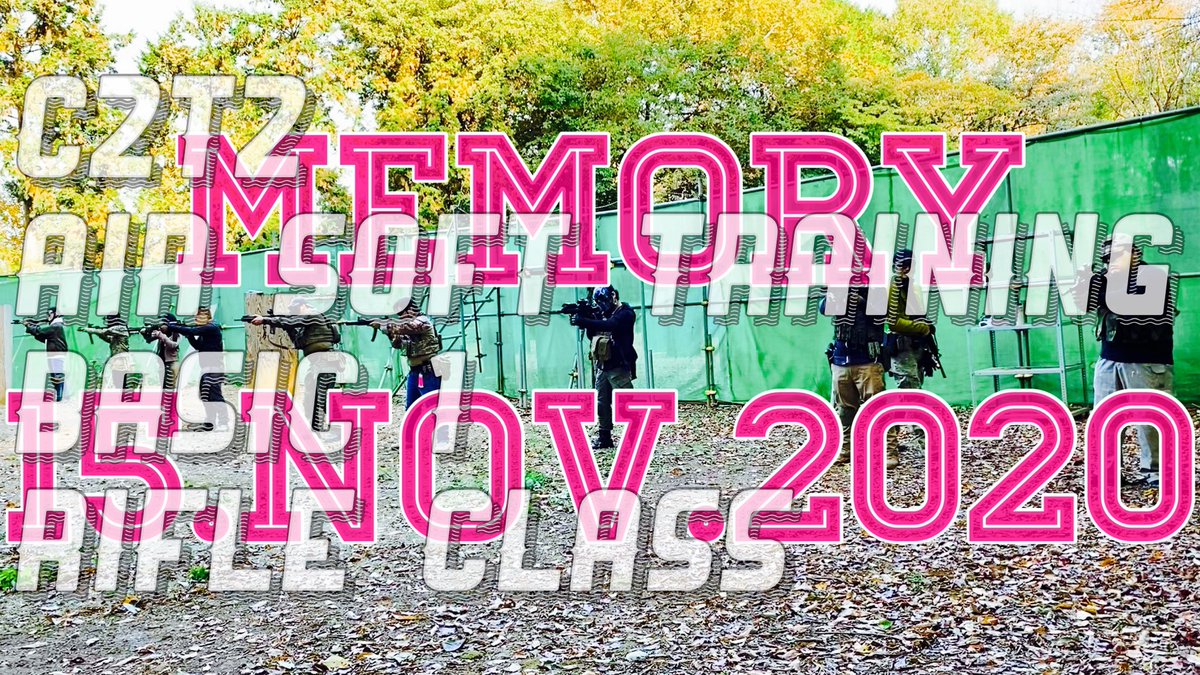 ZEGAIRSOFTERS's tweet photo. みんなカッコいい👍
【AIR SOFT training】C2T2【BASIC 1 RIFLE CLASS 1】〔MEMORY〕 https://t.co/eI9qAYxLRe
#C2T2 #サバゲー #タクトレ 🔫 https://t.co/DgAWLr71Af