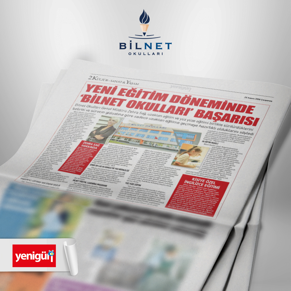 "Yeni Eğitim Döneminde Bilnet Okulları Başarısı"

Genel Müdürümüz Zehra SAĞ, pandemi döneminde başarıyla sürdürdüğümüz online ve yüz yüze eğitim programlarımızla ilgili detayları Yenigün Gazetesi'ne anlattı. @gazete_yenigun 

#BilnetOkulları  #BilnetSchools #Basın #BasınYansıması