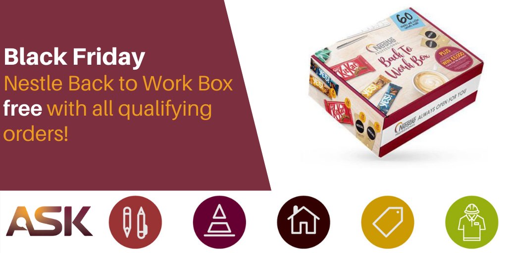 Ask_Office's tweet photo. 1️⃣5️⃣ Nestle Gold Cappuccino Sachets ☕
1️⃣5️⃣ Nestle Gold Latte Sachets ☕
3️⃣0️⃣ 4 Finger Kit Kats 🍫

🤤 FREE with qualifying orders for Black Friday https://t.co/WN2vHcLuQm