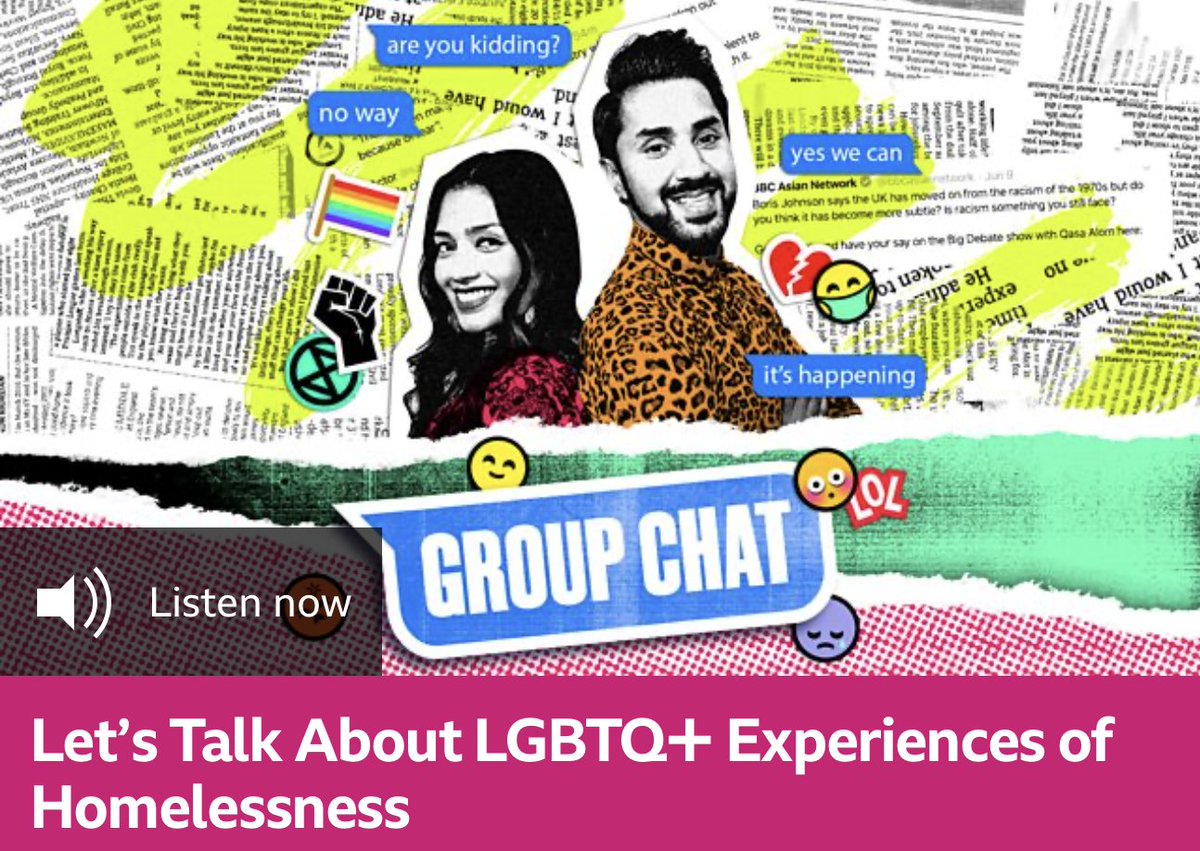 aktcharity's tweet photo. A huge thank you to @bbcasiannetwork and @Mobeen_Azhar for shedding a light on LGBTQ+ youth homelessness 💜🏳️‍🌈🏳️‍⚧️

@gaysians_uk and Faz from akt spoke about their experiences of homelessness after coming out:
https://t.co/Zb69b9htJy https://t.co/hRE1Mpjo4L