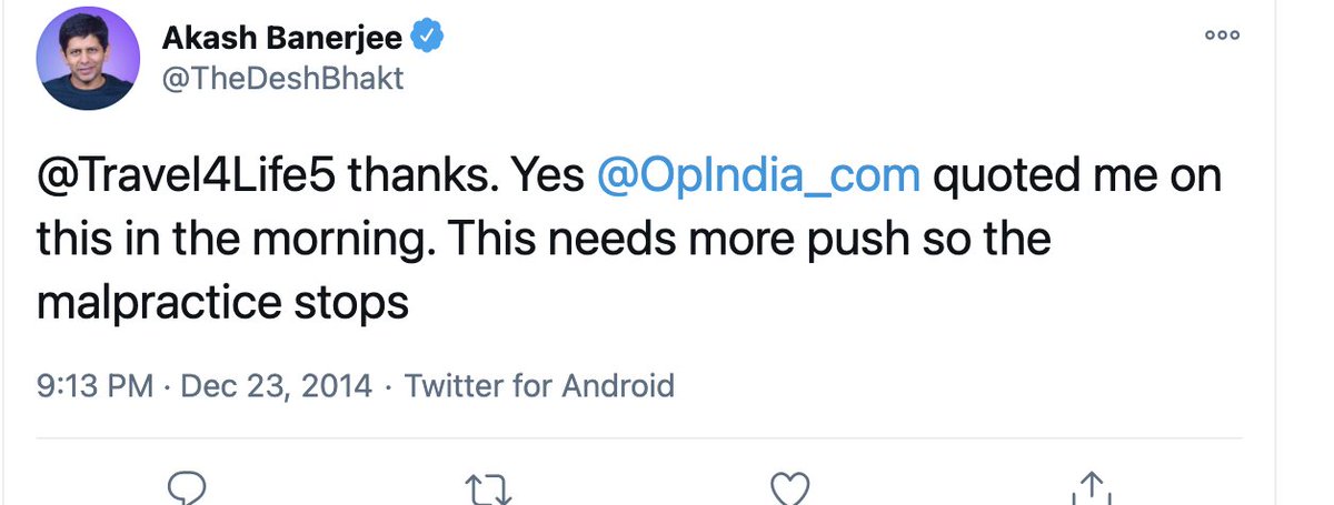 If it's support then i don't mind even from OPIndia I