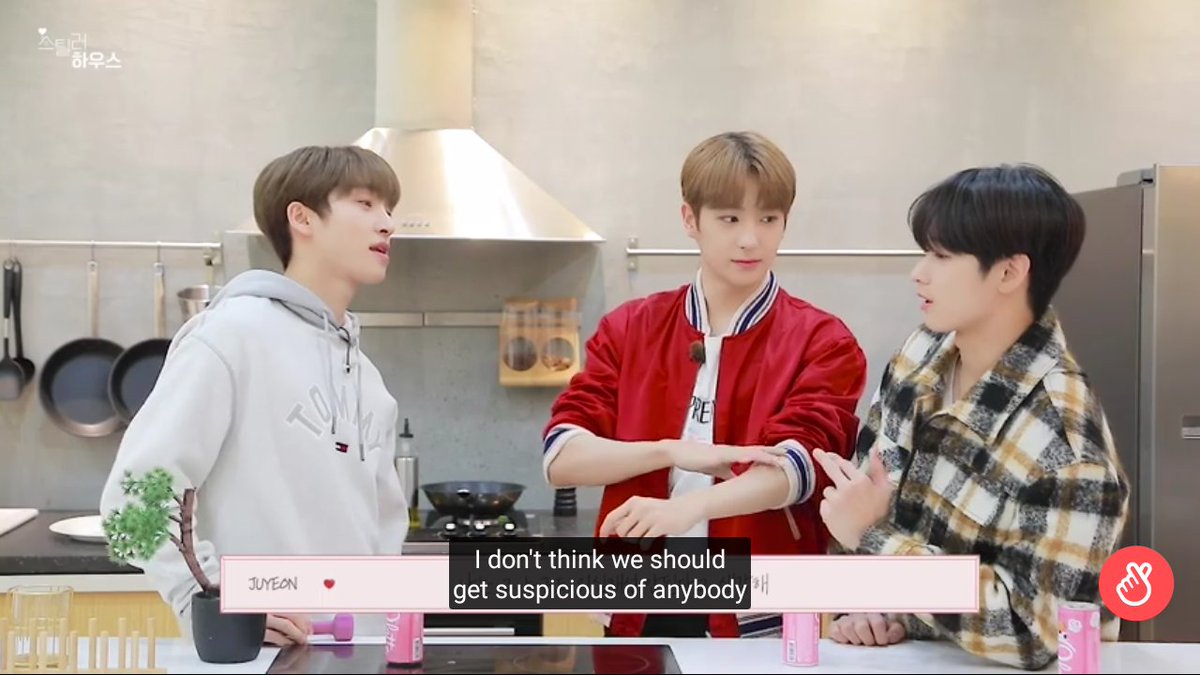 the way juyeon said they should not get suspicious of anybody but proceed to (subtly) accuse jacob 