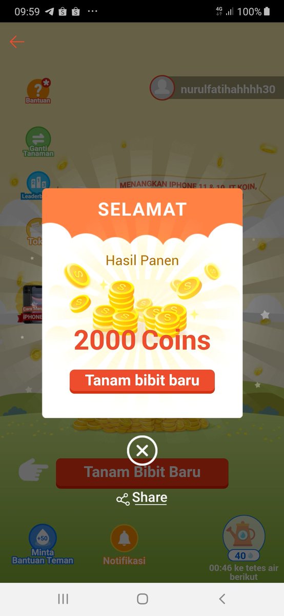 fatihahnrl's tweet photo. 25/11/2020 #SHOPEETANAM1212 https://t.co/V8QYbqZR45