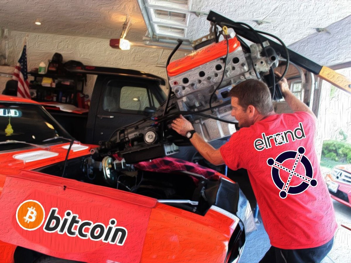 MultiversXUSA's tweet photo. Every old car needs upgrades and repairs from time to time, that's exactly what $Bitcoin needs and gets by utilizing @PolyNetwork2 

Imagine transferring $btc at $eGLD speed and prices. This is what we can expect thanks to #Elrond's latest partnership! 

https://t.co/m5BUe3BFog https://t.co/92hpF9CjGw