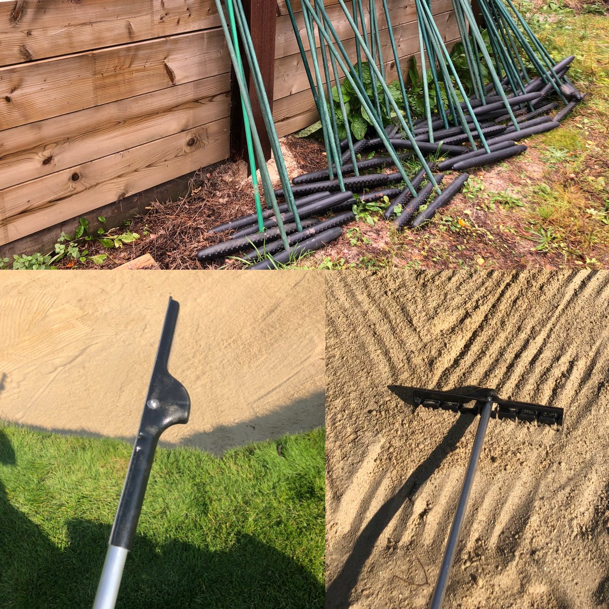mybunkerrake's tweet photo. PERFECT CHRISTMAS PRESENT for golfers who think they have everything ....Out with the old - In with the new! Personal Bunker Rakes available on line at https://t.co/kTjIUgdnj4 #christmaspresents #golfpresents #mybunkerrake #keepinggolfsafe #shoplocal https://t.co/tgiHg7vFNu