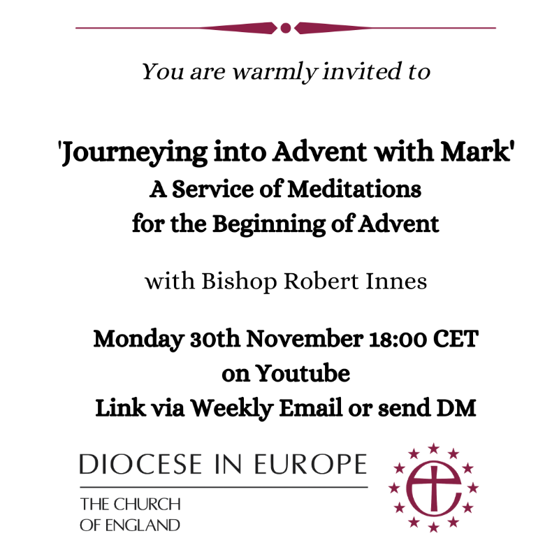 stjamesnl's tweet photo. This evening the @dioceseineurope are streaming a special service for Advent. Watch on the Diocese in Europe Youtube channel or see the Weekly Email for a direct link. #anglican #church #voorschoten #leiden #dioceseineurope #faithinaction #advent
