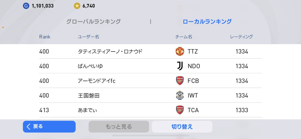 soccerbc7's tweet photo. ついに目標のベスト500入ったーーーー！次はベスト100や( ´•̥  ̫ •̥` ) https://t.co/lDSDajm8Z2