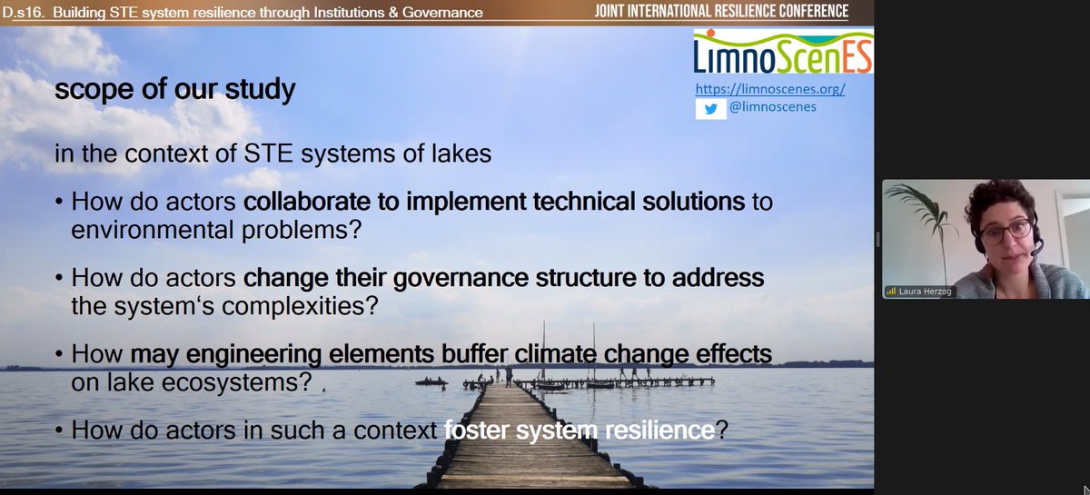 limnoscenes's tweet photo. Social learning in managing lakes can be observed, will it be sufficient against climate change? To which degree can technological innovations fix environmental problems?
Thanks for the inspiring presentation, Laura! #JIRC20 #casestudy #lakefutures https://t.co/Yprg0rMzsn