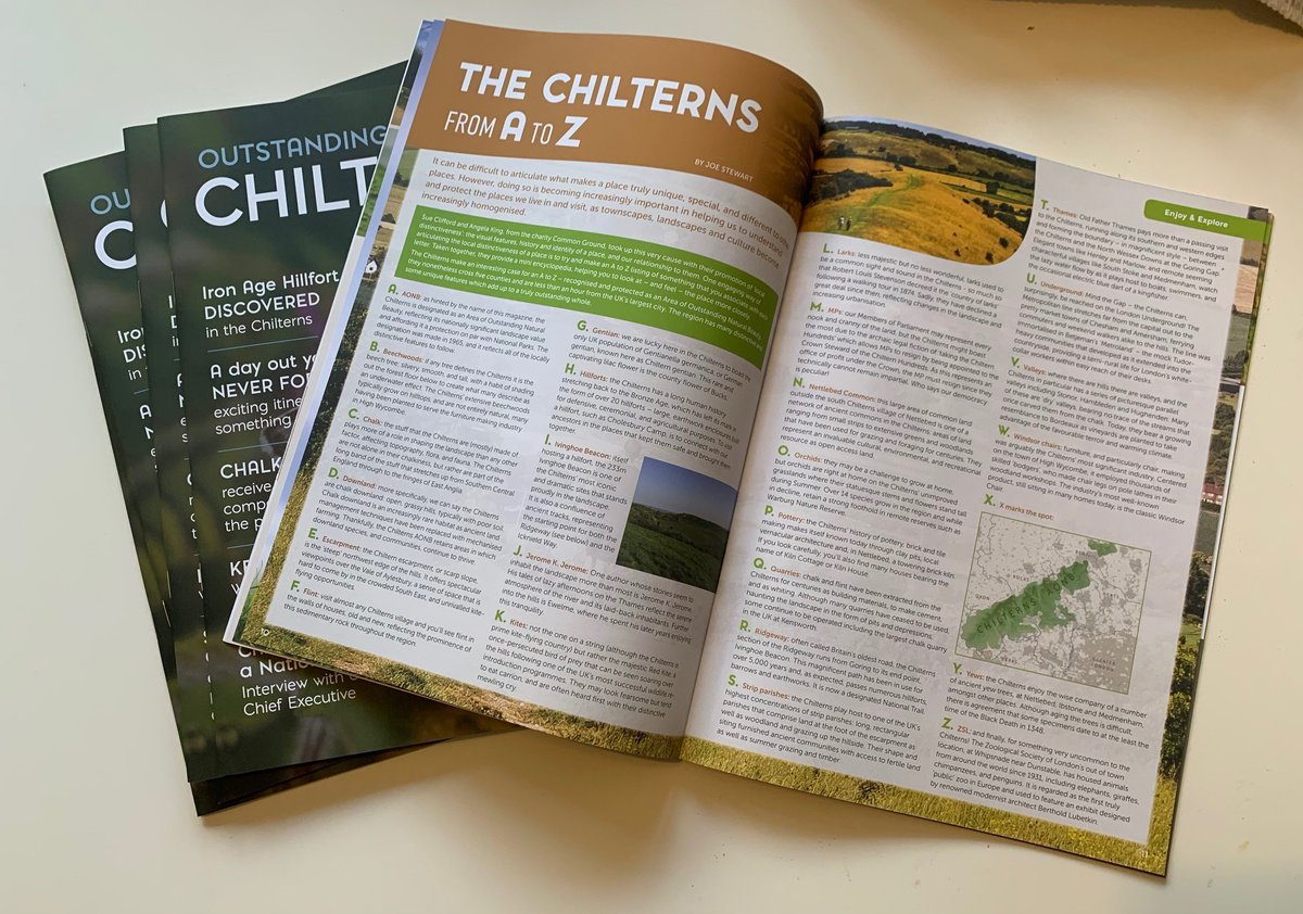 📢 BREAKING NEWS: Outstanding Chilterns magazine - showcasing the best of the #ChilternsAONB in 2021 - is now available! 

Read online: bit.ly/2J0GWCu or pick up your FREE copy at 100's of locations across the #Chilterns 

#VisitBucks #VisitOxon #VisitHerts #VisitBeds