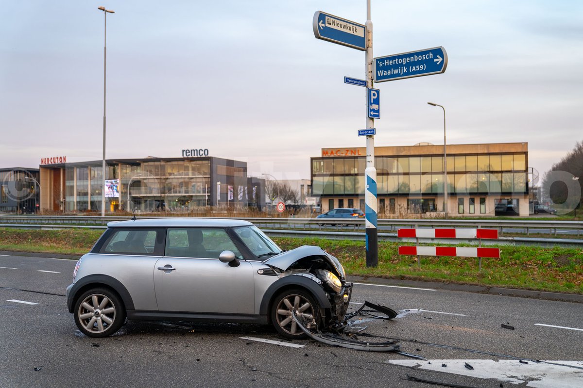 Melding ongeval Venbroekstraat Nieuwkuijk