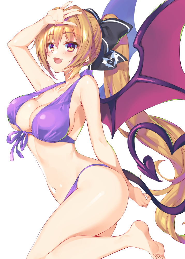 「オリジナル悪魔っ娘ちゃん完成!
名前はもう少し考えてからにしようかな 」|ぶっちゃけ＠すろプーのイラスト