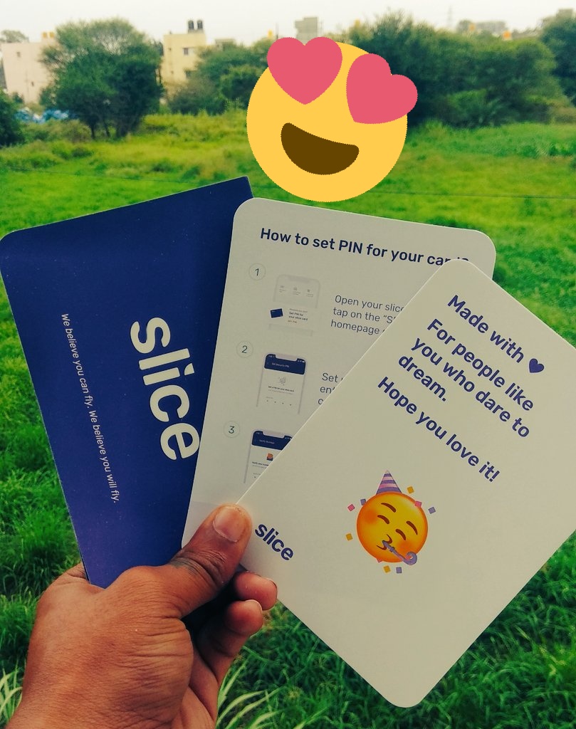 Here you go! I got my first ever #CreditCard 🎉 thanks you so much <a href="/sliceit_/">sliceit_</a> love you guys 😍😘