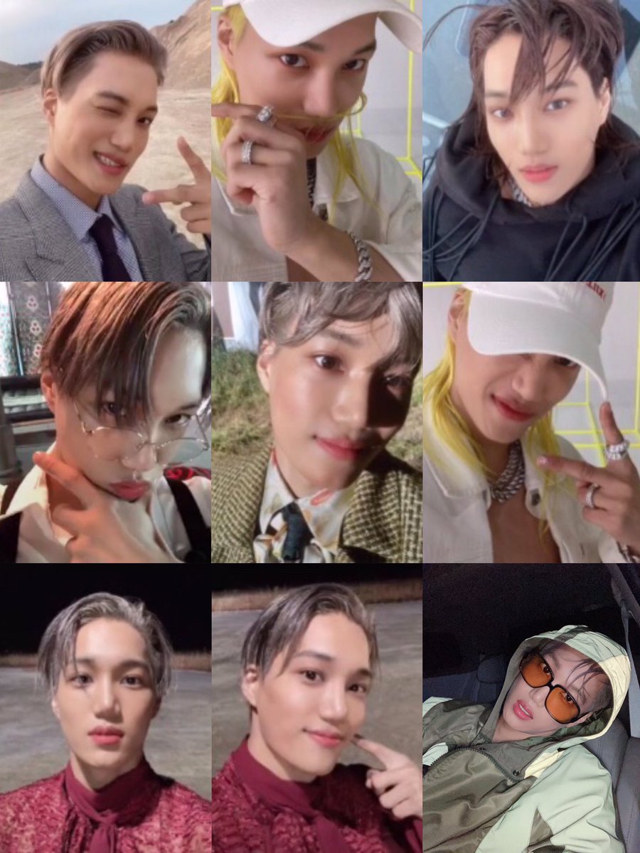 ohsenh's tweet image. kai’s photocards that were not chosen 😭