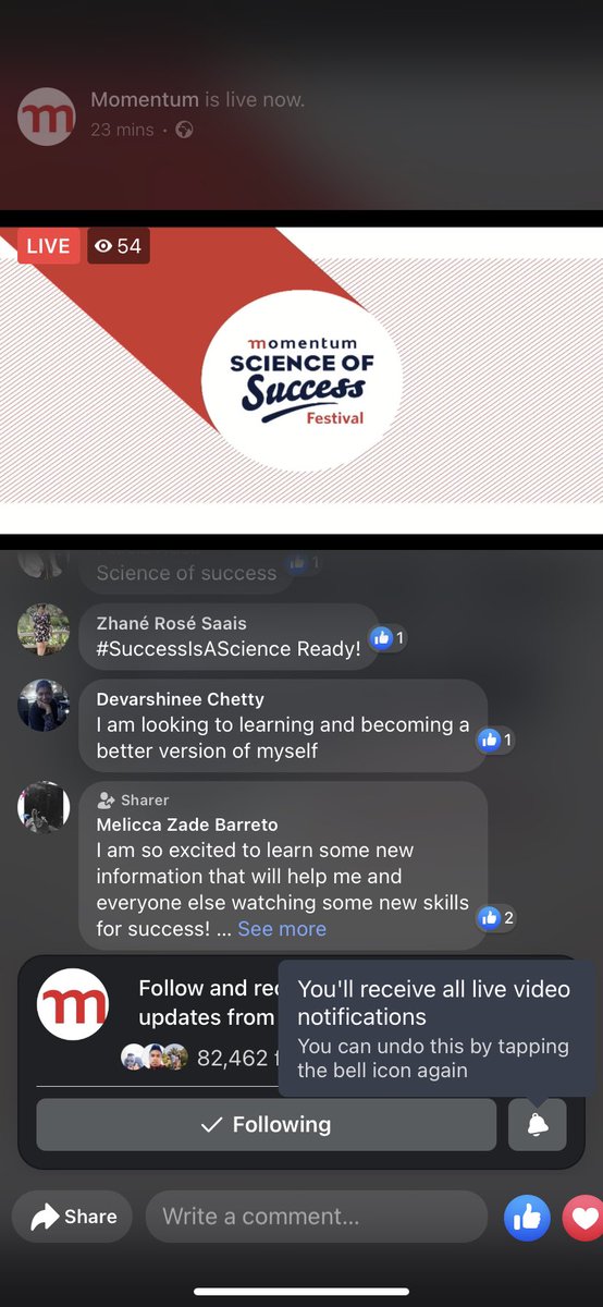 And we’re Live!!
Time to tune in for an experience that might change your life and finances for the better!🤩 #ScienceIsASuccess