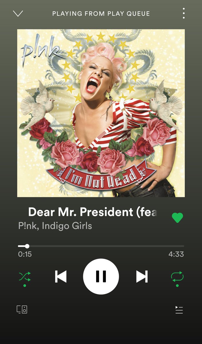 Dear mr. President by pink featuring indigo girls