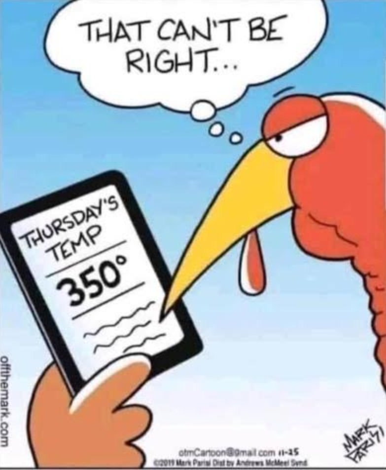 JordanSteele's tweet image. Shout out to @StephanieAbrams for finding this. Too good not to share. #ThanksgivingHumor #WeatherHumor