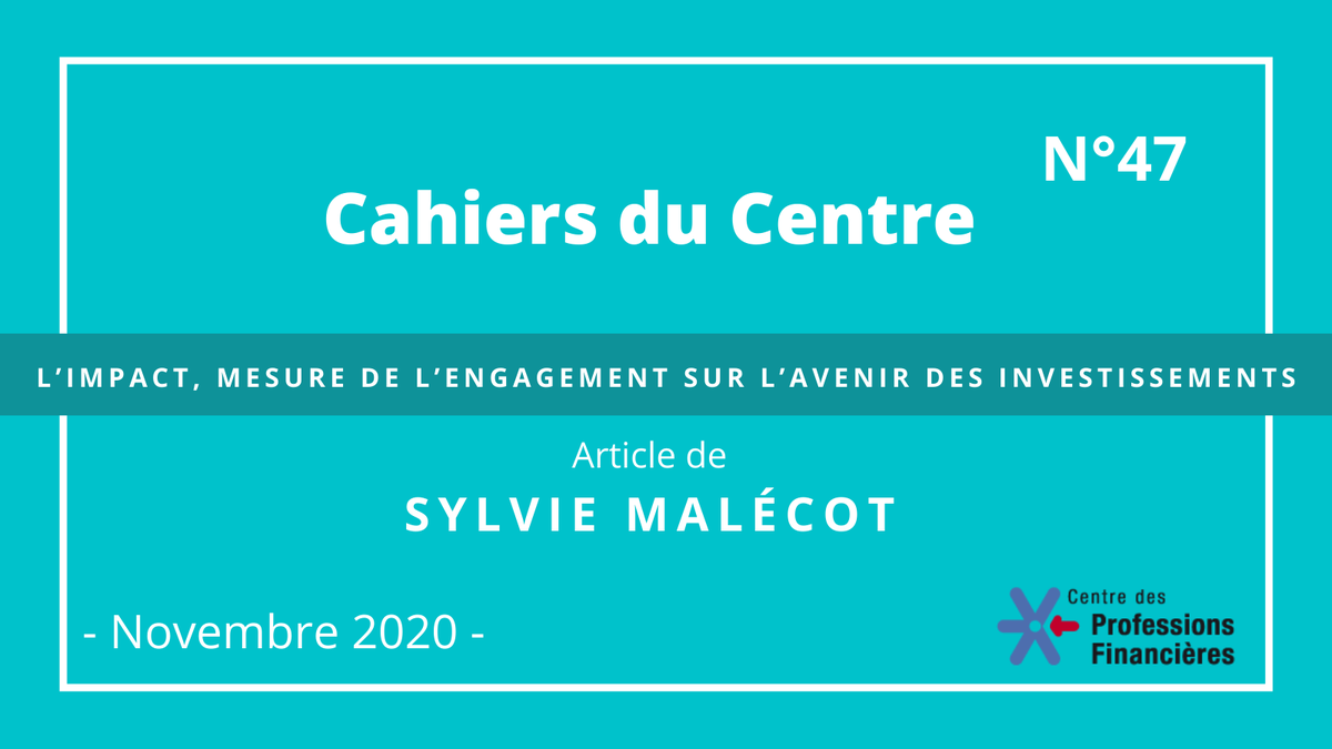 Centre_Prof_Fin's tweet photo. [#CDC47] Article de Sylvie MALECOT autour des critères #ESG (Environnement, Sociétal, Gouvernance) : "L'impact, mesure de l'engagement sur l'avenir des investissements"

Lire l'article ➡ https://t.co/aL2dIFOFzj 
Lire le CDC 47 ➡ https://t.co/95rYcl1MPI
@lelabelisr https://t.co/FlbFx2Rxdm