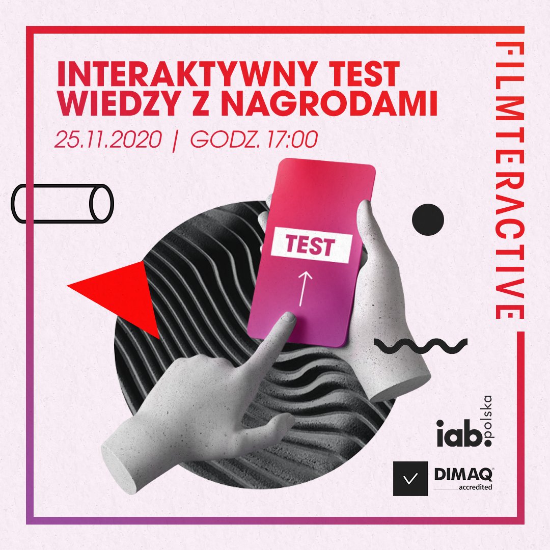 Dla osoby, która uzbiera najwięcej punktów, przygotowaliśmy nagrodę specjalną – udział w Akademii #DIMAQ wraz z egzaminem na wybranym poziomie! 👁 Na wszystkich uczestników czekają kupony rabatowe na szkolenia i egzaminy DIMAQ. 👁 Komplet informacji: bit.ly/3m4tXxB