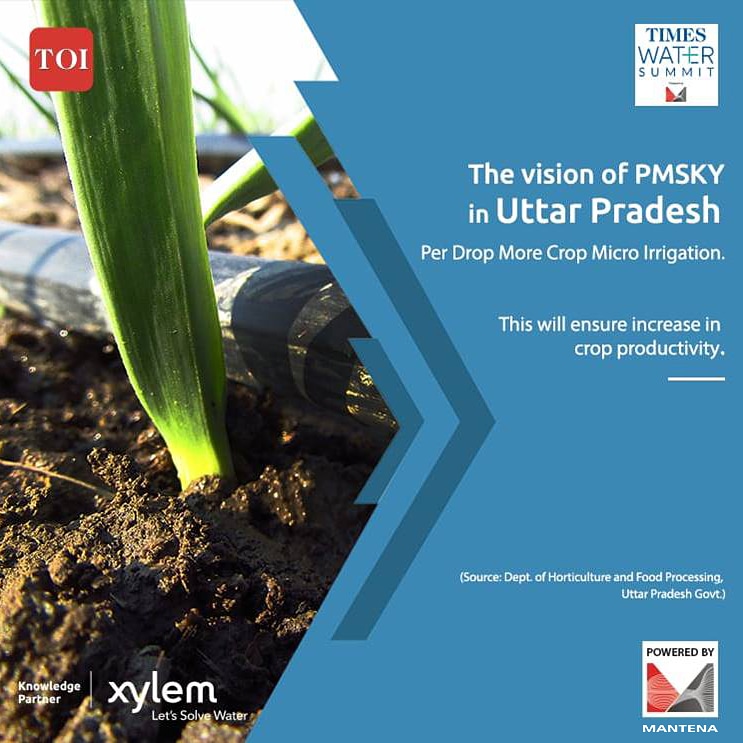 bewaterpositive's tweet photo. The Pradhan Mantri Krishi Sinchayee Yojana (PMKSY) has been formulated with the vision of extending the coverage of irrigation, ‘Har Khet ko pani’, and improving water use efficiency, ‘More crop per drop'.

Make India Water Positive!

https://t.co/wbr9FyocU5 https://t.co/dkSvneCWL9