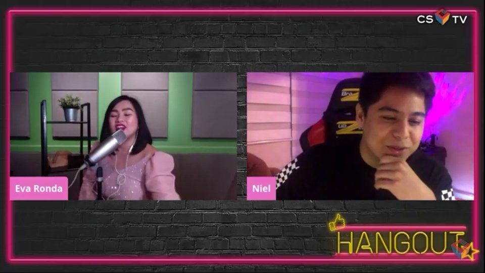 itsmelourdesS's tweet photo. Tumatawa lang ako sa kwentuhan niyo kuya @boyband_nielm ni ate @iamevaronda ^_^ 

Thank you @cornerstone_ofc @CSstudiosph

#CSTVHangout NIELMURILLO https://t.co/8uUscqtiko