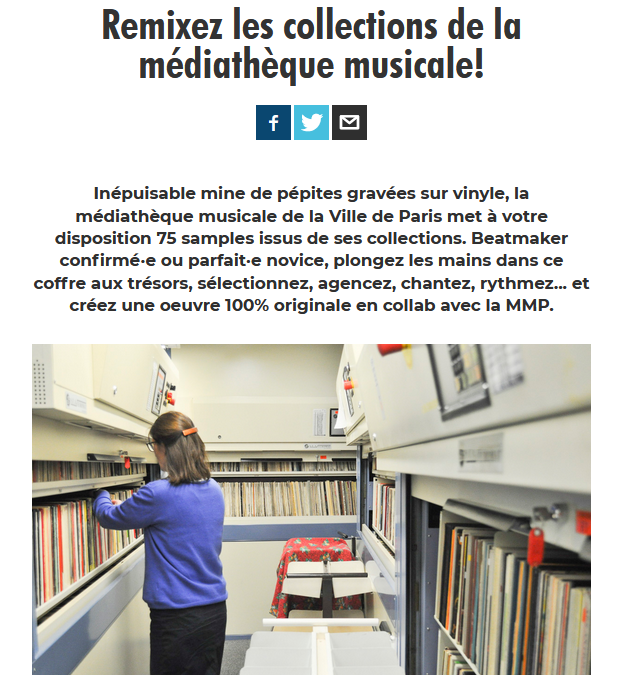 MmpParis's tweet photo. L'indispensable @QueFaireAParis vous propose un focus sur nos 75 samples 78t à télécharger !
A (re)-découvrir par ici 👇🎧
https://t.co/lz10n3q6MN https://t.co/EkwWdIzy6L