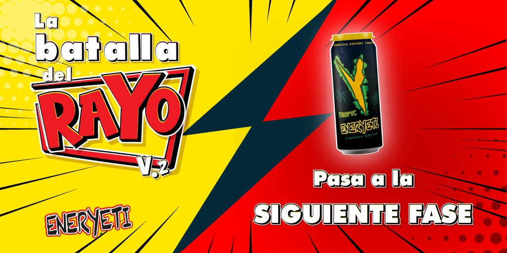 Eneryeti_es's tweet photo. OMG!😱 YA TENEMOS GANADOR 💥
El legendario #Tropyc a podido contra #CARIBE, uno de los nuevos sabores de #Eneryeti.
El #TeamTROPYC se clasifica para la siguiente fase 🎉 https://t.co/5mc9LDwALo