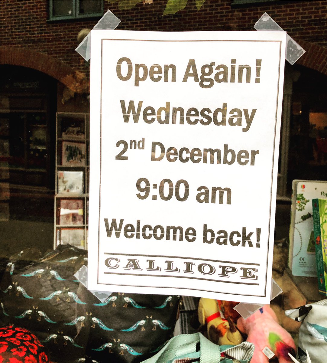 And not a moment too soon! Meanwhile you can shop with us at calliopegifts.co.uk, incl click-and-collect at our #Dorking and #HaywardsHeath shops. And we sell through eBay too, user name calliopegiftsltd. 
See you next week!