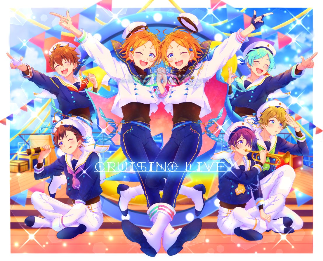 あんスタ 過去絵ですが 双子の日なので お気に入りのものを 2winkちゃん はんぞ のイラスト