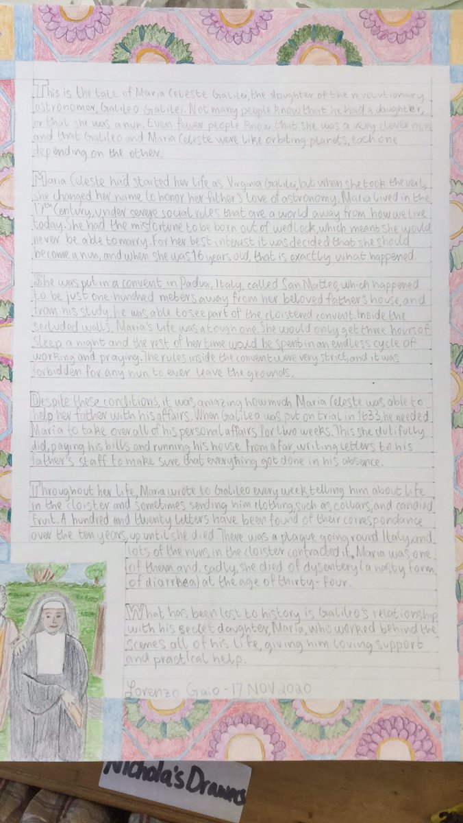 DunhurstEnglish's tweet photo. Who is your person deserving of the history books? Block2 (year8) are exploring #untoldstories #creative writing #handwriting #studentled https://t.co/tFCVg5q1wh