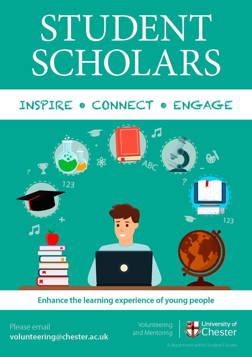 Are you interested in getting experience working with schools/young people? Check out this new volunteering opportunity. 
volunteering.chester.ac.uk/opportunities/ 
#uocvolunteering #mychesterstory #mymlchesterstory