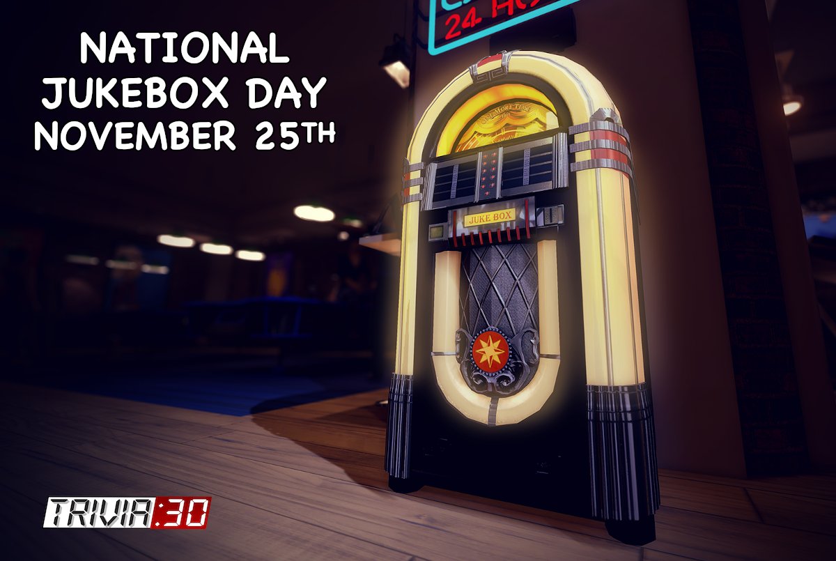 Trivia30's tweet photo. "I love rock n' roll, so put another dime in the jukebox, baby." — Joan Jett 
#trivia30 #wakeupyourbrain #NationalJukeboxDay #jukebox #JoanJett #music #vinyl #vintage #retro #bar #dj #vinylcollection #beer #collection #records #rocknroll #rockabilly #jukeboxchallenge #wurlitzer https://t.co/4dq9AP53H6