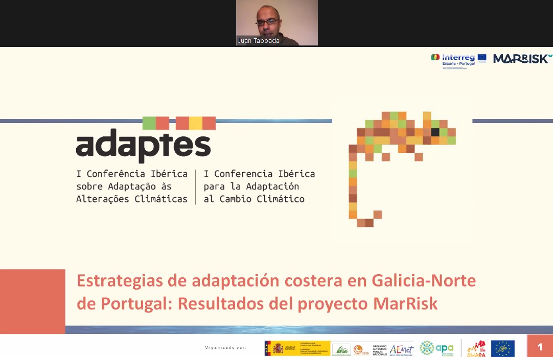 Mar_Risk's tweet photo. Hoy compartimos una muestra de nuestra participación en #Adaptes, la I Conferencia Ibérica para la Adaptación al #CambioClimático👇
Hablamos sobre los resultados del proyecto #MarRISK✅ incluyendo el caso de estudio del Puerto de Punta Langosteira, en #ACoruña. https://t.co/MY6IJGh8Y5