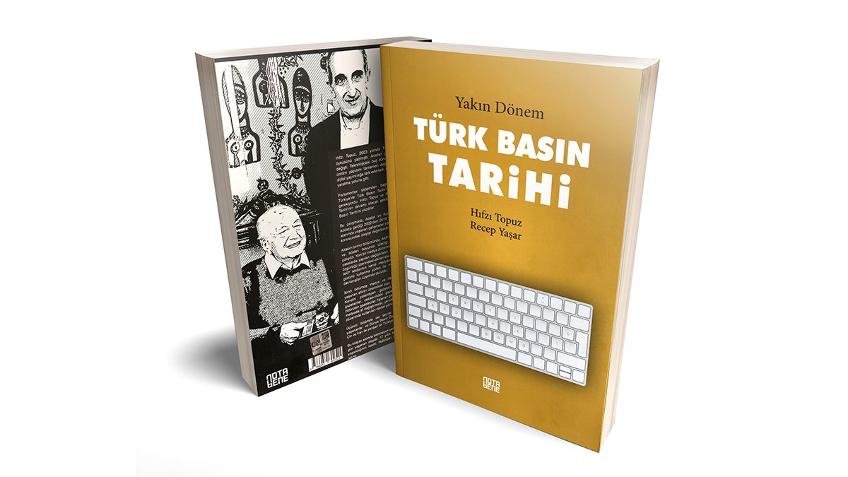 Usta Gazeteci Yazar Hıfzı Topuz ve Recep Yaşar’ın, son dönemde Türk basınında yaşanan gelişmeleri anlattıkları “Yakın Dönem Türk Basın Tarihi” kitabı, <a href="/NotaBeneY/">NotaBene Yayınları</a>  Yayınları’ndan çıktı!