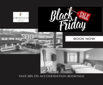 Springfield Hotel... (@springfieldhot) on Twitter photo 🖤🖤🖤 BLACK FRIDAY 🖤🖤🖤
Fancy a night away??
Our Black Friday 20% off deal on accommodation is now available to book online thespringfieldhotel.com.  Book by 1st December to stay before 30th June 2021.....don't delay book today! #BlackFriday2020 #giftvoucher 🖤🖤🖤 BLACK FRIDAY 🖤🖤🖤
Fancy a night away??
Our Black Friday 20% off deal on accommodation is now available to book online thespringfieldhotel.com.  Book by 1st December to stay before 30th June 2021.....don't delay book today! #BlackFriday2020 #giftvoucher