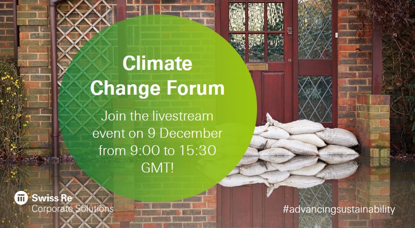 We are delighted to be part of <a href="/Airmic/">Airmic</a>'s Climate Change Forum! 🗓️ 9 Dec ⏰ 9:00 to 15:30 GMT 🖥️ livestream #advancingsustainability #climatechange corporatesolutions.swissre.com/insights/event…