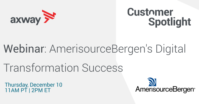 pbaudin's tweet photo. How do the world's most successful companies manage to keep setting the pace in digital transformation even in changing times? @Axway Customer Spotlight AmerisourceBergen @Healthcare_ABC #healthcare #B2Bi https://t.co/4Gw5q3sTPC https://t.co/CePGv2ydWU