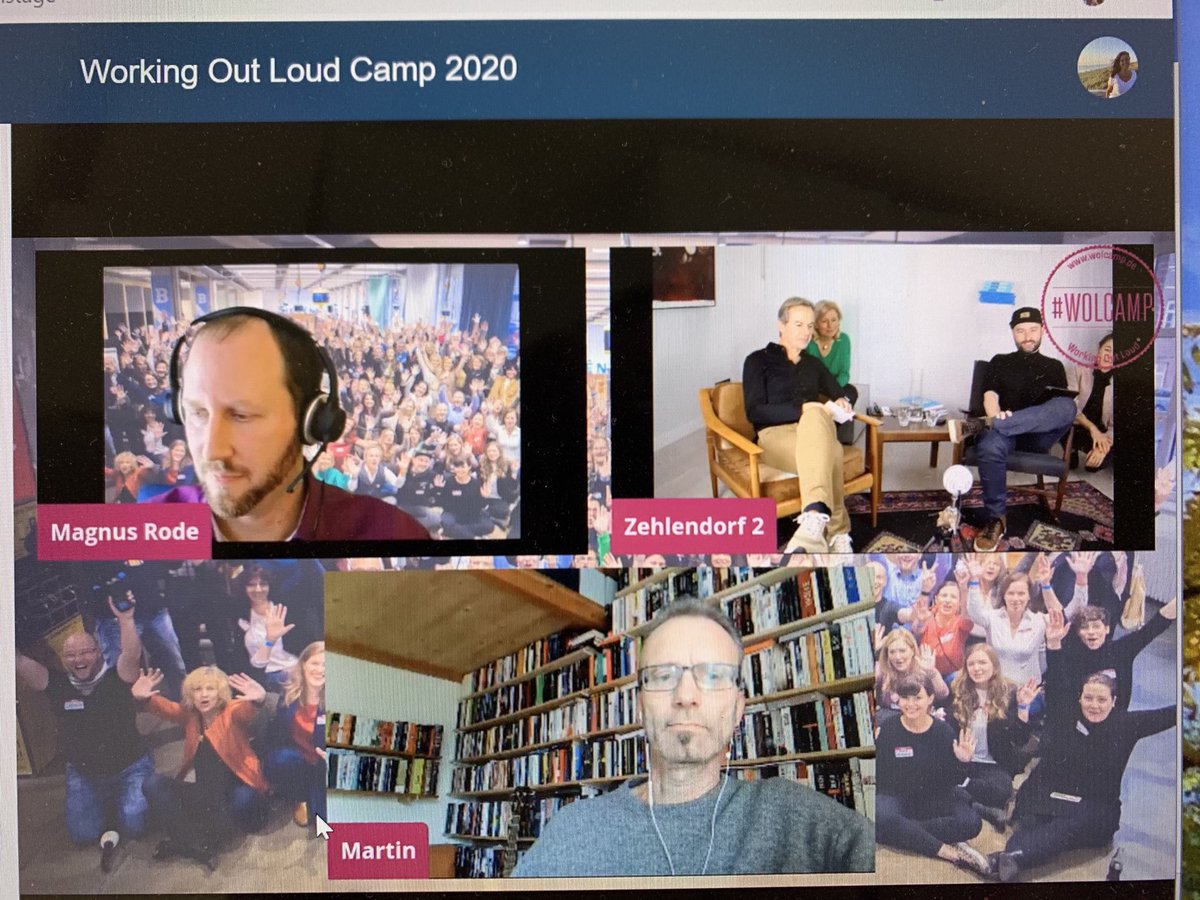 #wolc20 läuft...Klasse setup! Nur EIN Tool 🙏 Blick in den #maschinenraum ⁦<a href="/MagnusRode/">MagnusRode@colearn.social</a>⁩ ⁦@MGeisenhainer⁩ ⁦<a href="/alecmcint/">Alexander Kluge</a>⁩ ⁦<a href="/lukizzl/">Lukas Fütterer // @lukizzl@mastodontech.de</a>⁩