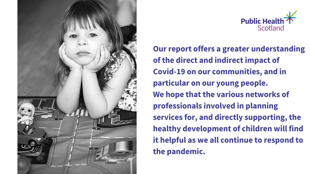 Our latest report on the wider impacts of Covid-19 on people’s health describes the effects of the pandemic on 2-4 year old children: 

➡️publichealthscotland.scot/downloads/the-…
