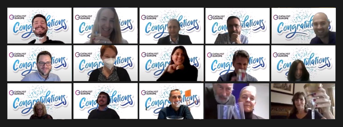 catalyst_europe's tweet photo. #CatalystEU2020 cohort graduates! Fellows have now a portfolio of 5 projects in the areas of #Malaria, #RespiratoryDiseases, #TumorResection, #ColorectalCancer and #MultipleSclerosis. https://t.co/dD7yxcg1kZ @EITHealth @EITHealthCampus @opi_upm @FAU_MaD_Lab #UniDeb @GEHealthcare https://t.co/lzCCbIzMZl