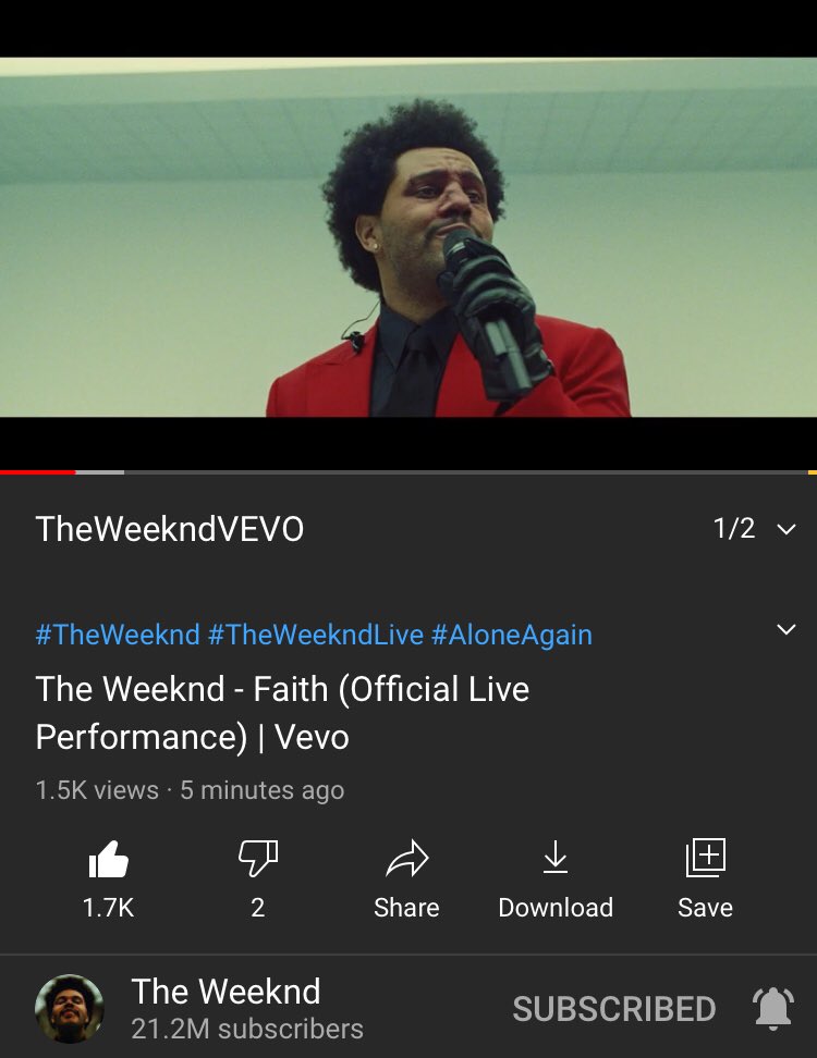 The Weeknd - Alone Again (Official Live Performance) 