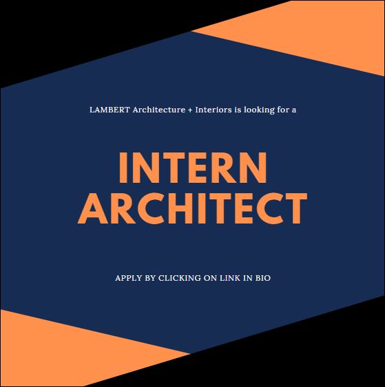 lambertai's tweet photo. We are looking for a Intern Architect to join our team. Named ‘Best Place To Work’ by Triad Business Journal two consecutive years in a row. Apply by clicking on the link below. 

https://t.co/Lfg9vWZQTC https://t.co/S1u2xHmcyy