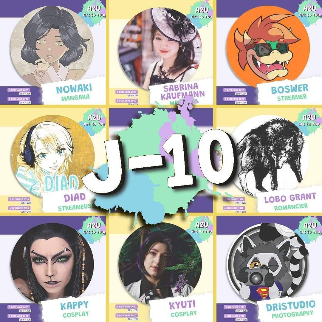 Loboliv63's tweet photo. J-10 avant Art to You (A2U) - Convention Virtuelle où j'ai le plaisir d'être invité !
N'hésitez pas à participer à cet événement sur Discord. 😁 https://t.co/CjOO808DFB
