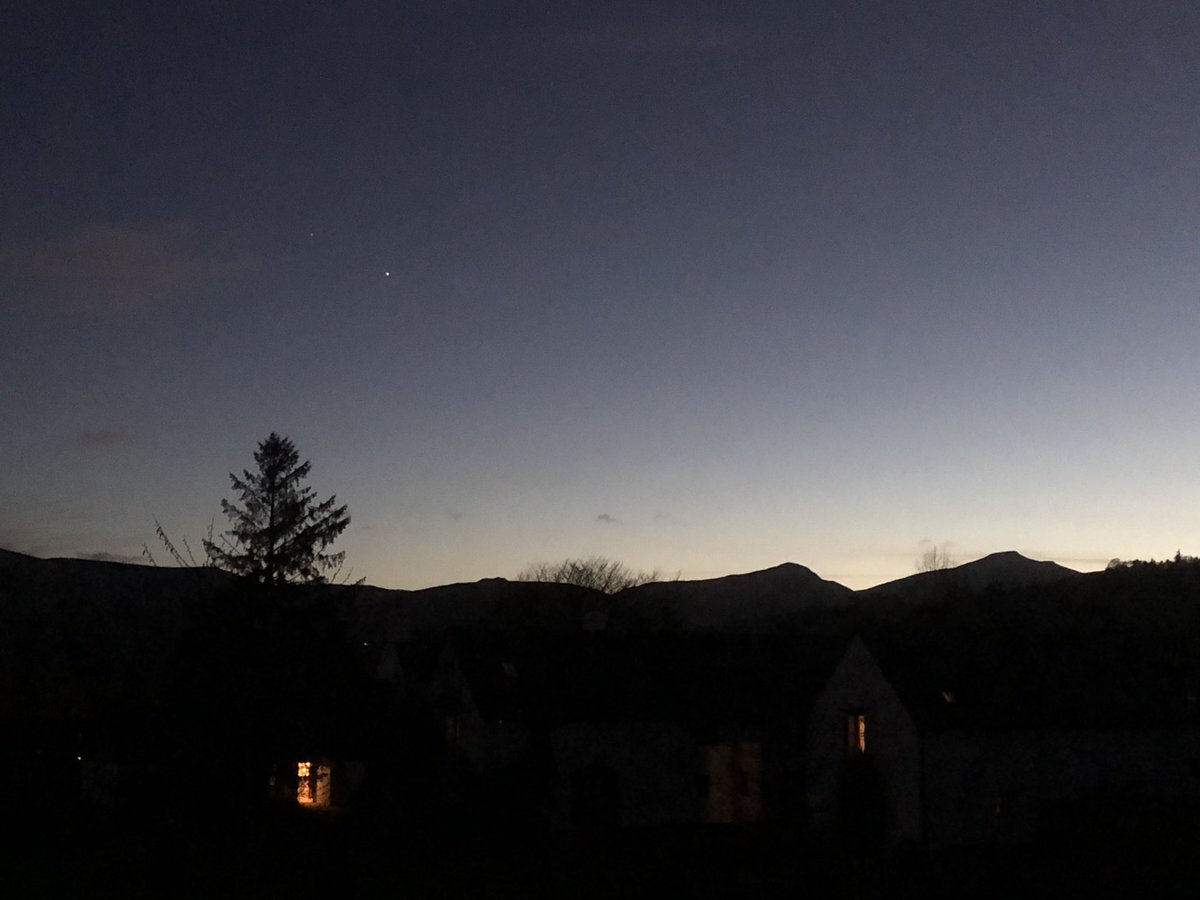 A beautiful end to another day of tree planting in the #BreconBeacons.