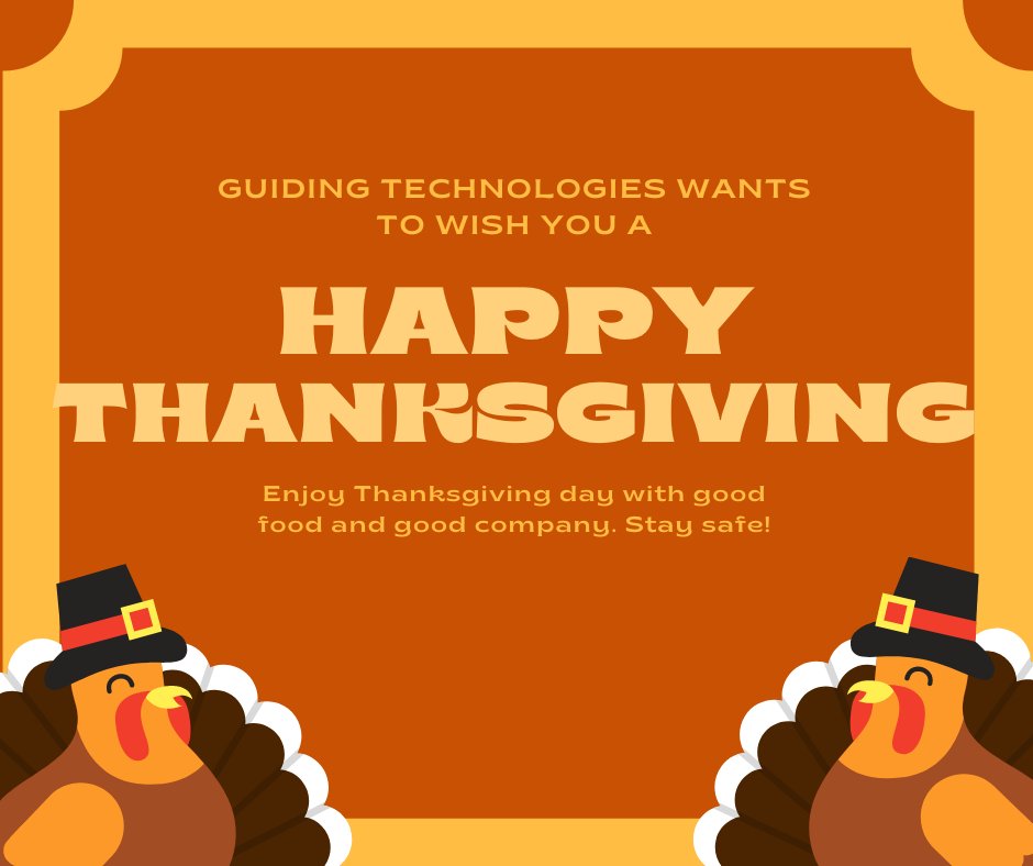 We have a great deal coming your way for #SmallBusinessSaturday so stay tuned and look out for a tweet from us with details! Until then, happy Thanksgiving everyone, stay safe!