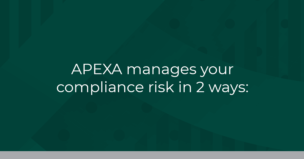APEXA_Corp's tweet photo. How does #APEXA manage #Advisor compliance risk? This Wednesday series shares everything you need to know about the #features and #benefits of #APEXA. #LifeInsurance https://t.co/kCye5Wrcah