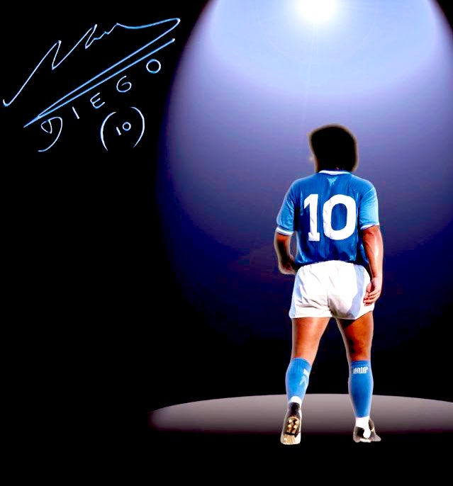 StefanoSambati's tweet photo. Una leggenda non muore. Una leggenda rimane lì, sull’Olimpo dello sport mondiale, sine Die! 👋 #Maradona https://t.co/YbLS5FFyr4