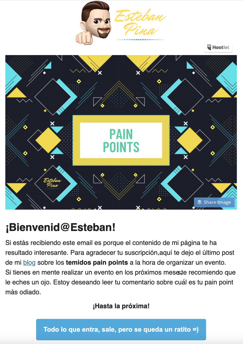 EstebanPinaGmez's tweet photo. Ayer en la #clase23 con @Carlosalvador_ no puse ningún tweet porque estaba así (👀) para no perderme nada de #mailchimp.
En exclusiva❗, y no como las del HOLA con la Pantoja, mi primera campaña de #emailmarketing 💌: https://t.co/YsmdNRPtpg