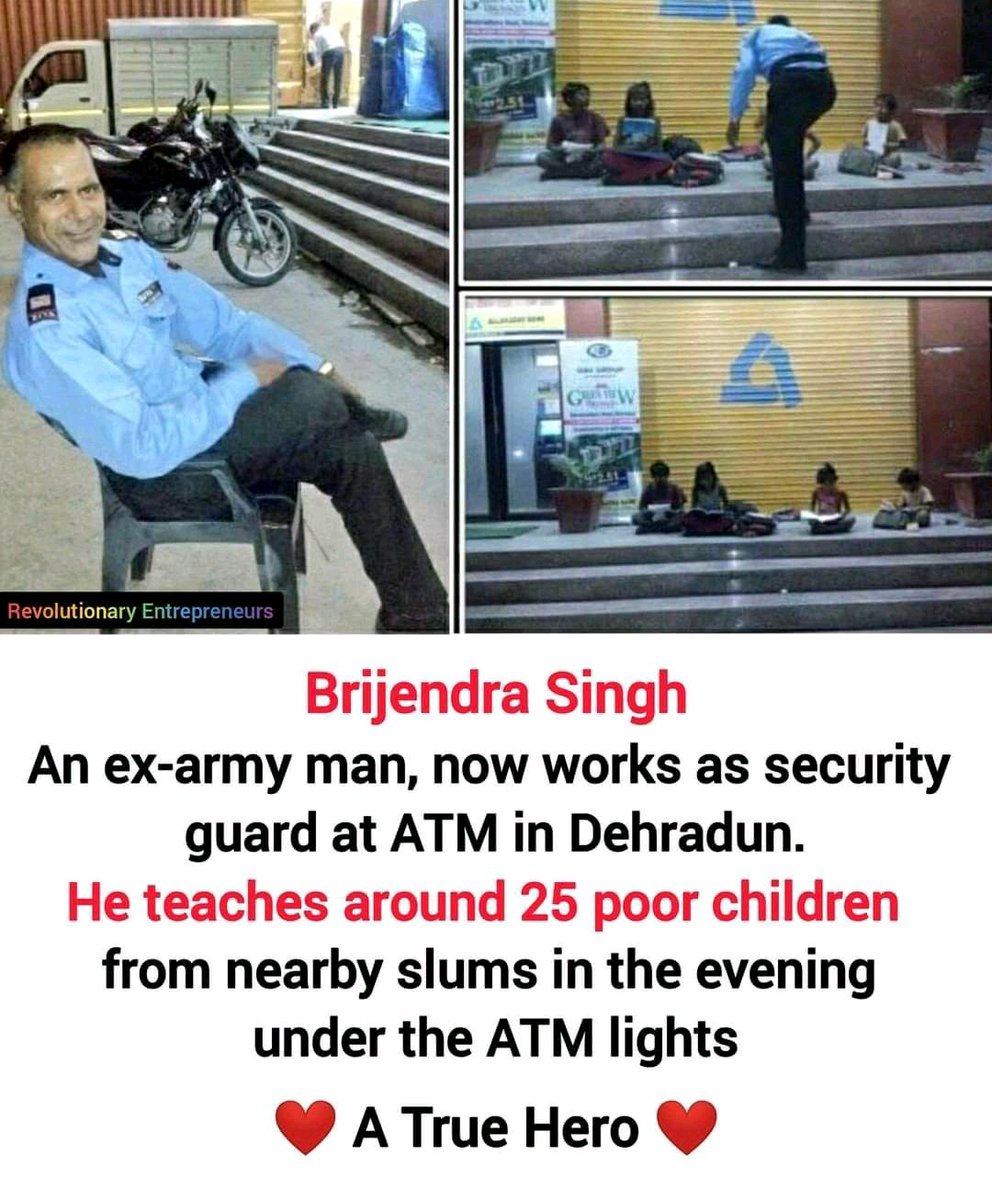 We don't need SUPERMAN,BATMAN or SPIDERMAN, We have our own Super Heros our own 'Defence Forces'.

Big Salute to thisG EX- ARMY MAN.

@narendramodi @AmitShah @rajnathsingh

#IndianArmy #IndianNavy #indianairforce 
#salute2soldiers #NationFirst
#Humanity_is_Everything🇮🇳