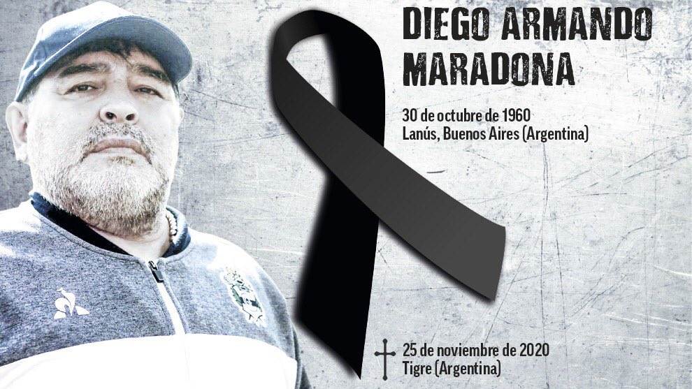 fernandojesuss's tweet photo. Se nos fue un grande del #futbol #Diego en el fútbol fuiste un D10S, nos volveremos haber en el campo ⚽️ #Maradona ⚽️ https://t.co/tIZYYR6zua