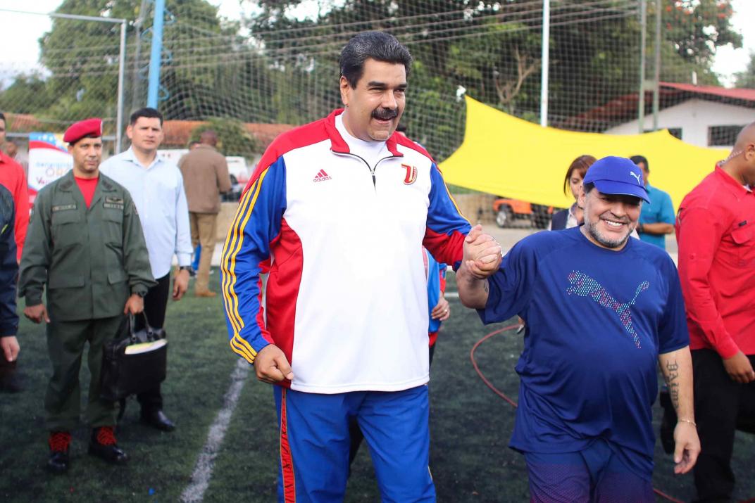Even after the US empire and right-wing oligarchs in Latin America launched several coups and hybrid warfare, making it very difficult for the remaining leftist gov'ts, Diego Maradona remained a committed supporter of Venezuela's Bolivarian Revolution.He never lost hope. RIP
